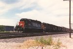 Vehicle train eases south